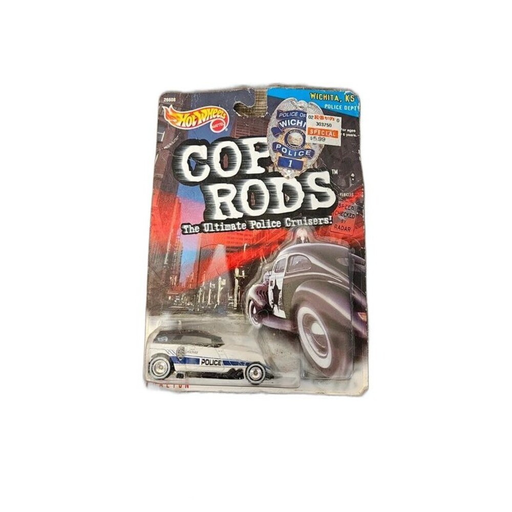 Hot Wheels Cop Rods Phaeton Wichita KS Police Department #2774